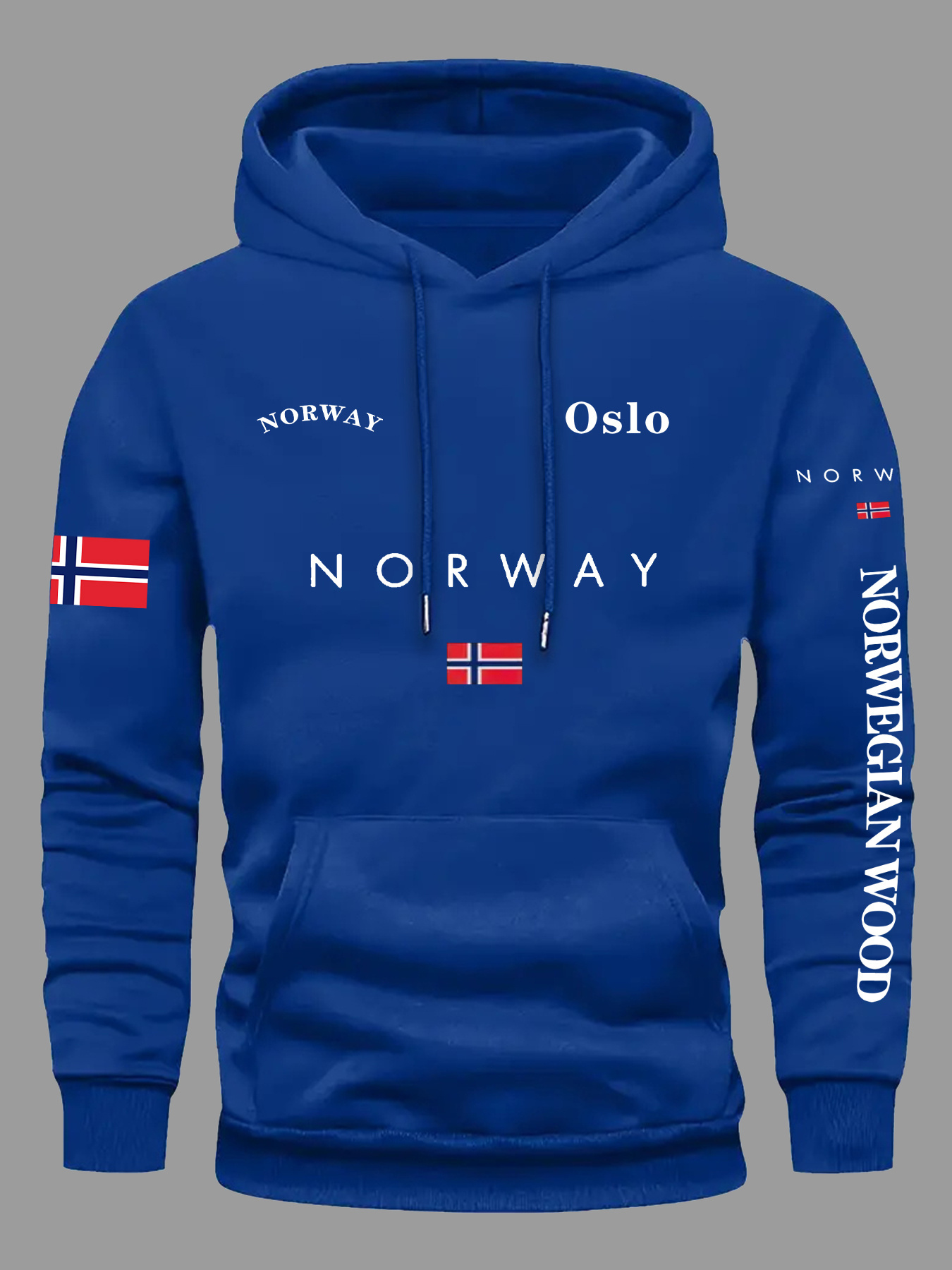 Bluzy z flagą NORWEGII Męskie  – Outdoor Adventure Outfit recenzja i cena